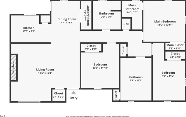 4 bed, 2.0 bath, 1329 sqft, $1,498 — Photo 2