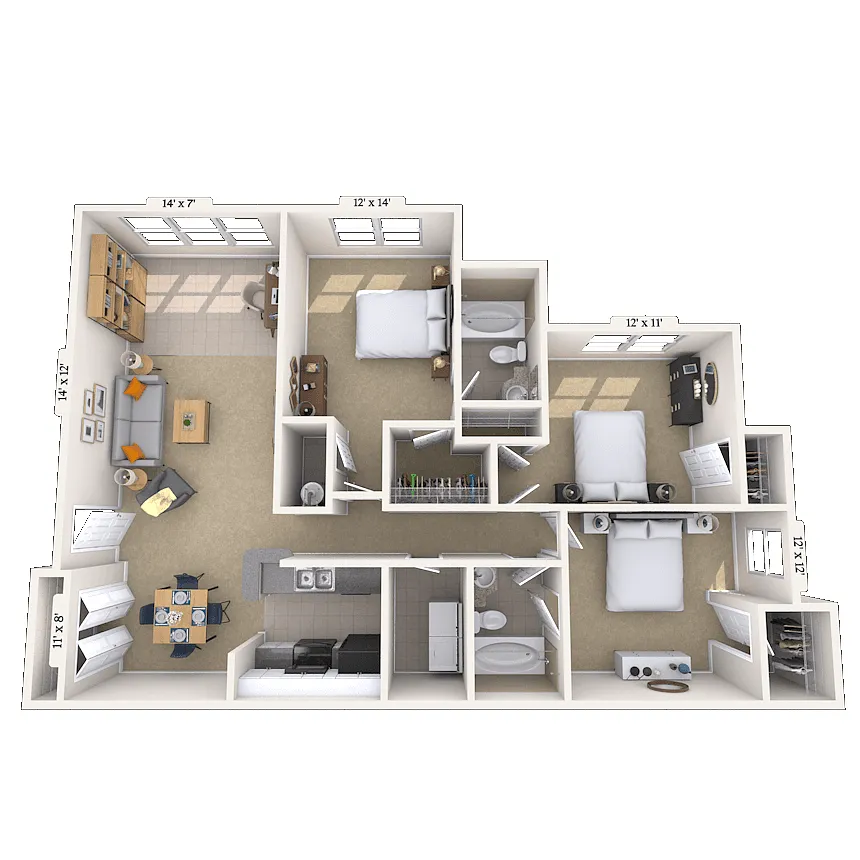 Floor plan 32B