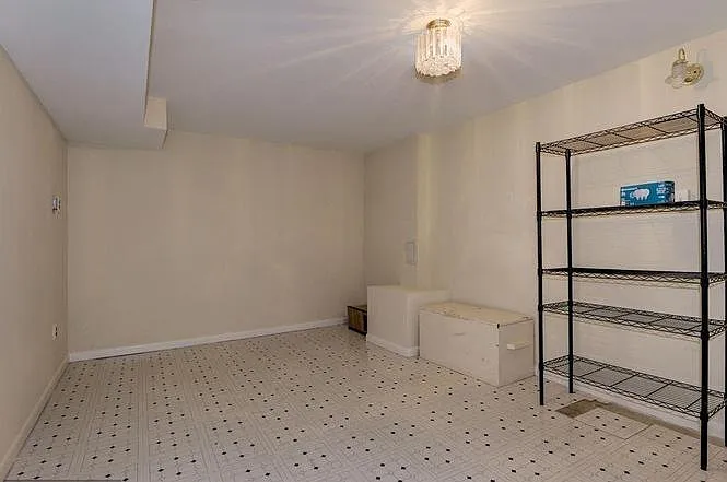 Storage room in the basement