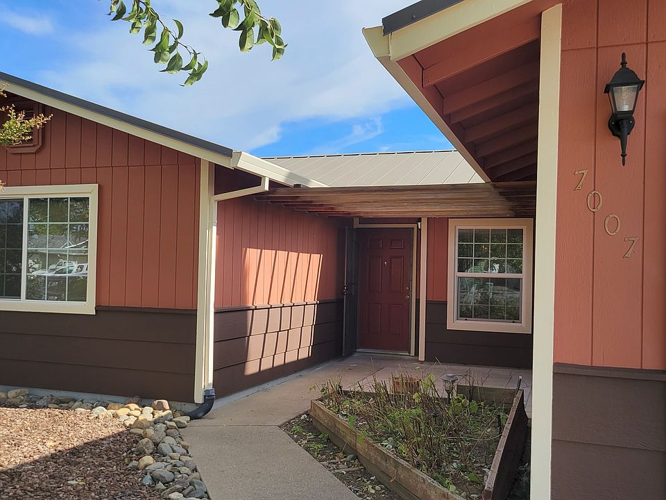 Freshly painted front of house