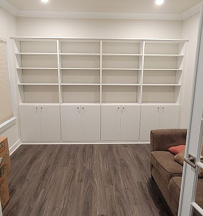Library on main floor.