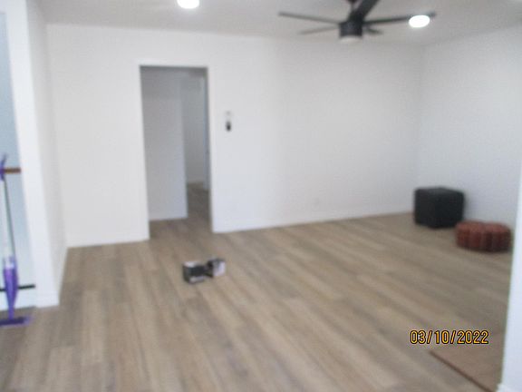 example of upstairs except current available unit has cathedral ceiling in living room