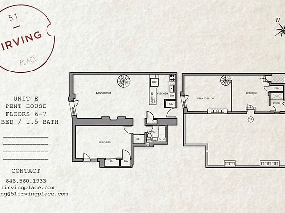2nd image of 51 Irving Pl Penthouse E