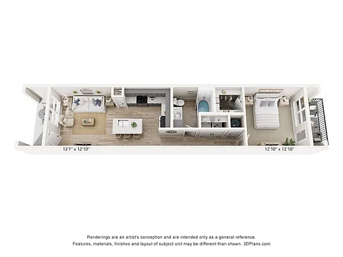 Floor plan Iron