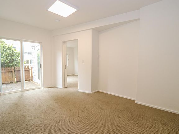 Bedroom looking at patio