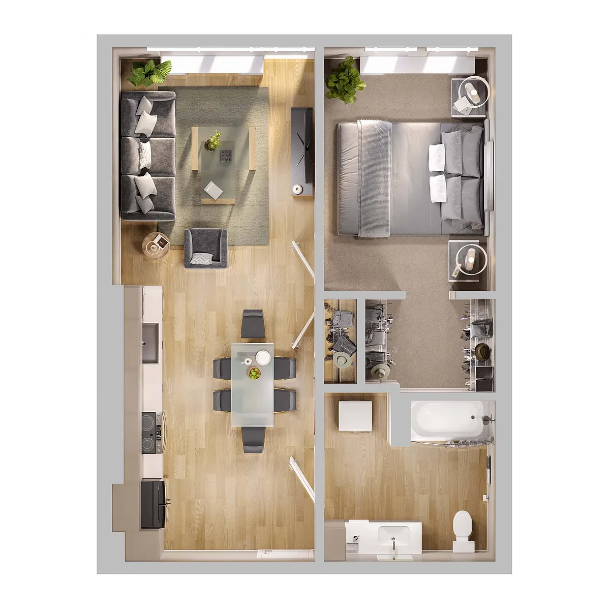 Floor plan A3A