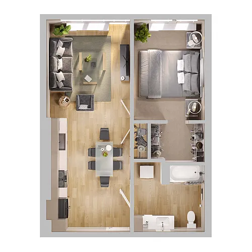 Floor plan A3A