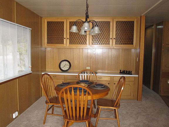 Dining rm w/builtin cabinet