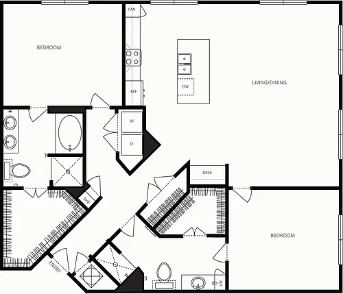 Floor plan T