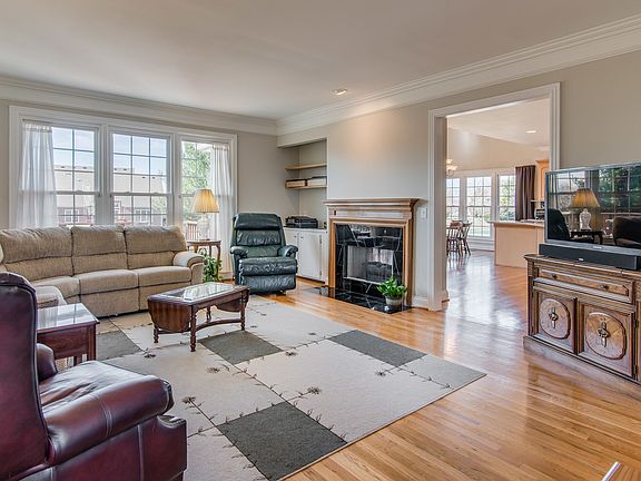 Great room with fireplace