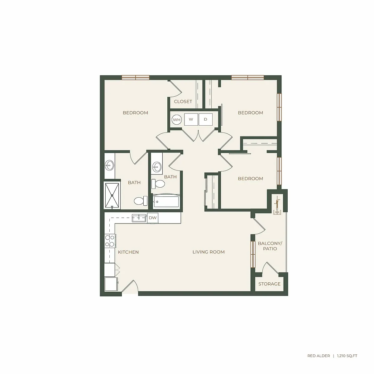 Floor plan Red Alder