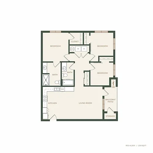 Floor plan Red Alder