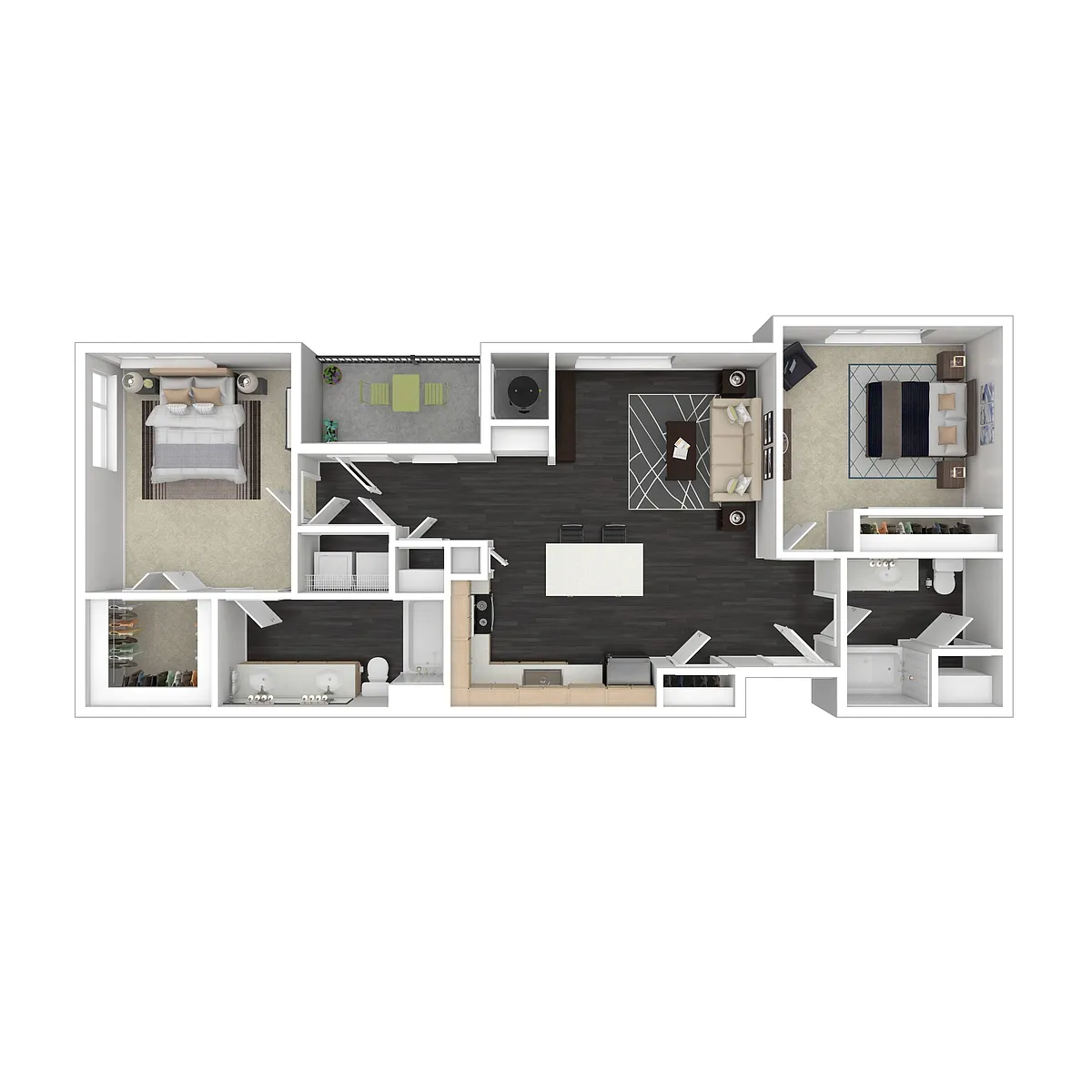Floor plan 2C