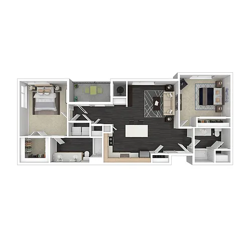 Floor plan 2C