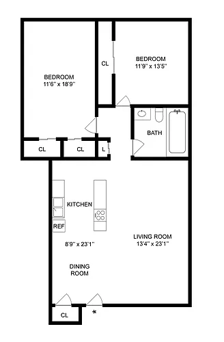 Floor plan B1