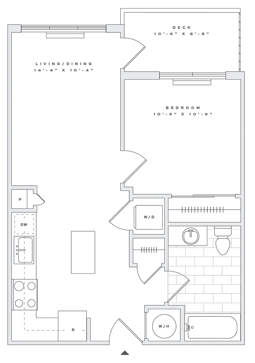 Floor plan 1B