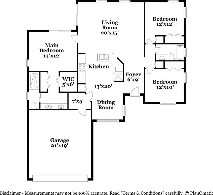 3 bed, 2.0 bath, 1441 sqft, $3,100 — Photo 2