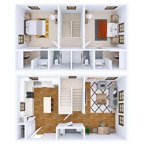 Floor plan Palo Verde - Private Balcony