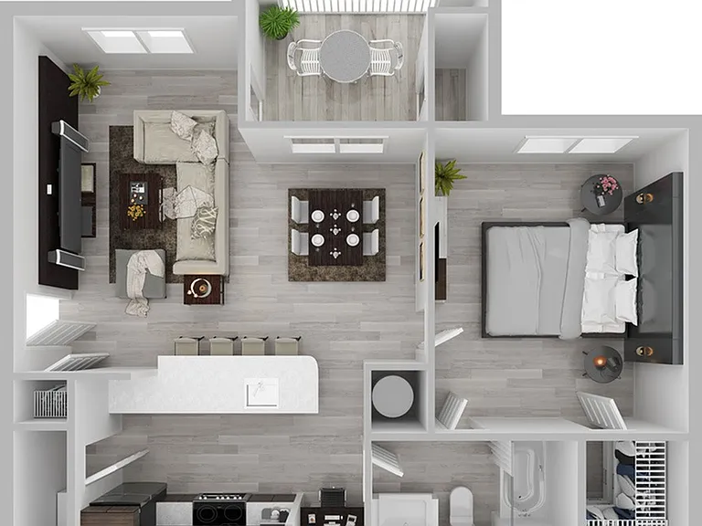 1 Bedroom | 1 Bath | 655 SF 1 Bedroom | 1 Bath | 655 SF