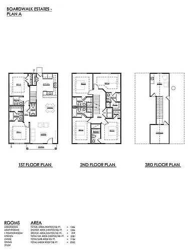 Floor plan Plan A 6 BD