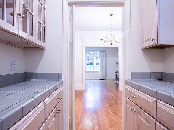 Butler's Pantry from Dining Room into Kitchen