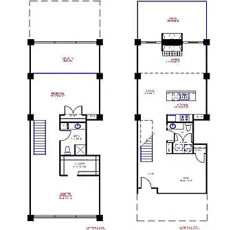 Floor plan Penthouse 1x1.5 1437-2273 SF