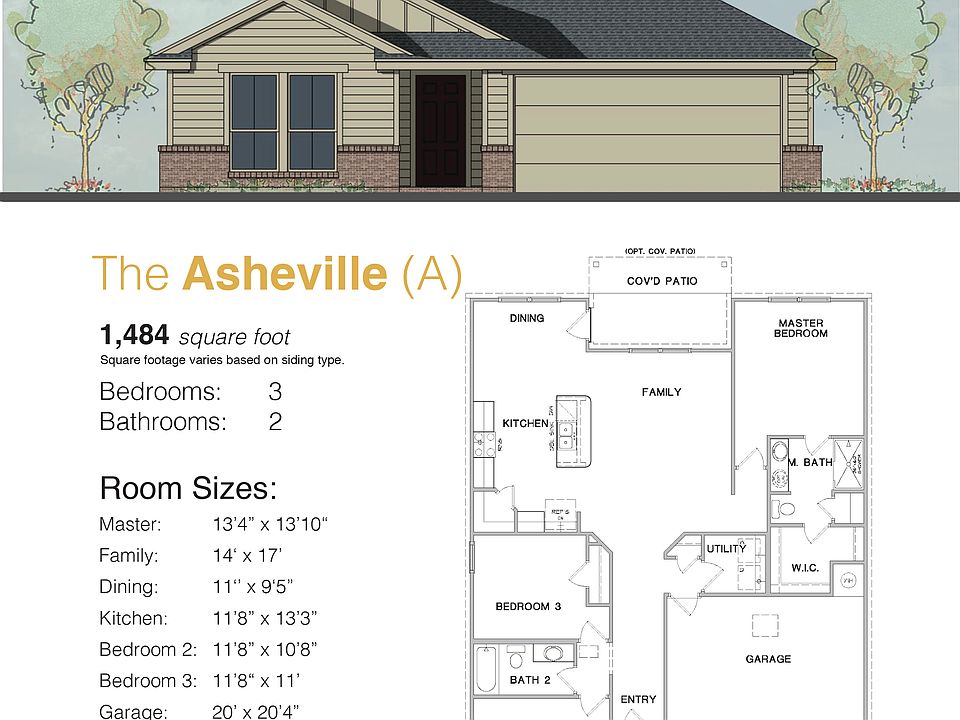 The Asheville A Floorplan