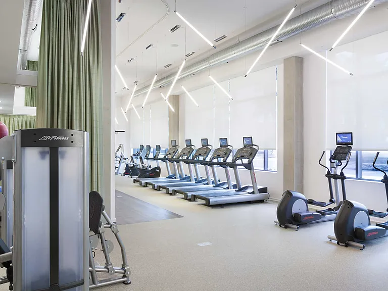 24-Hour Fitness Center with Yoga Studio