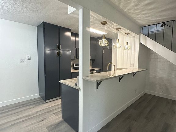 Living room Kitchen view