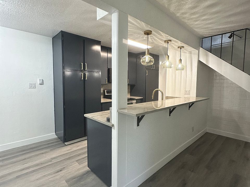 Living room Kitchen view