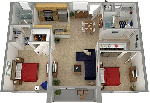 Floor plan Trinity D1