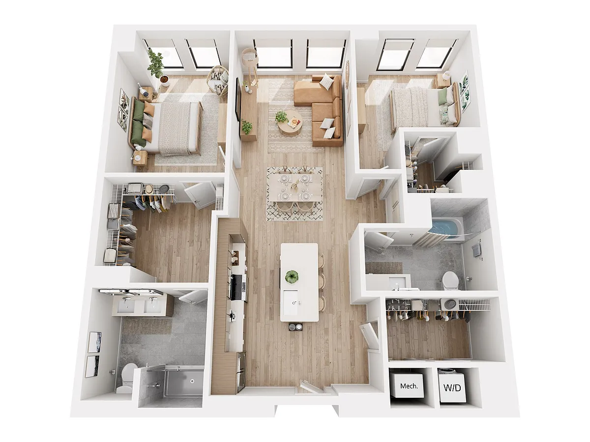 Floor plan B3