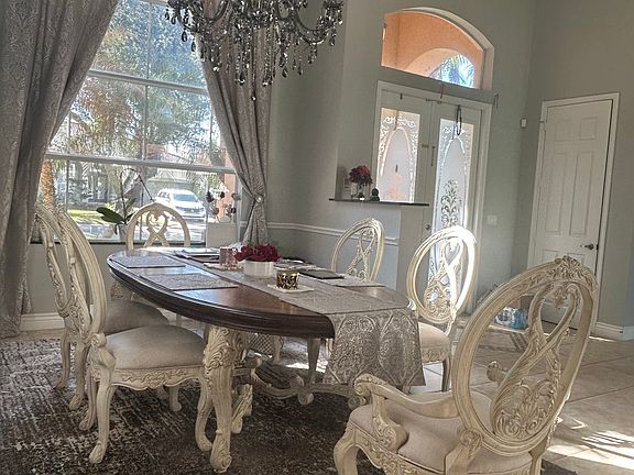 Dining Room open to living room/entertainment room