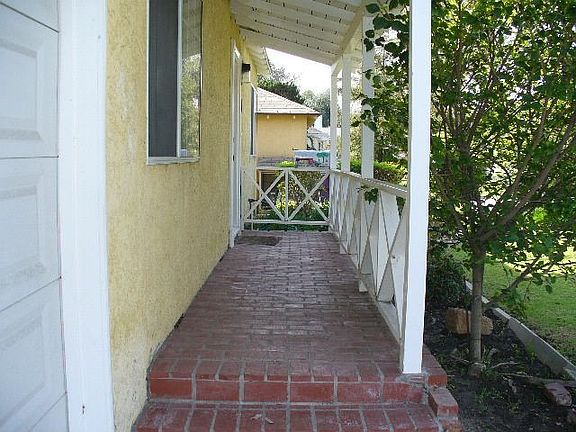 Long front porch