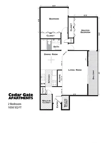 Floor plan 2.1bed