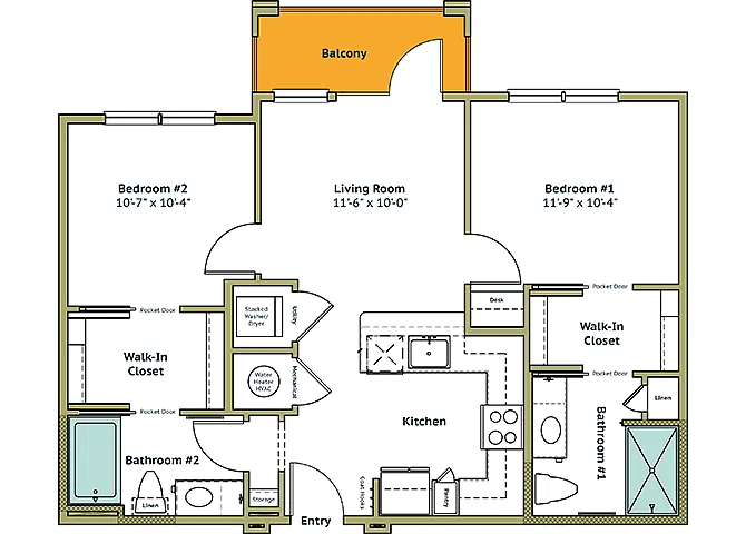 Floor plan B1