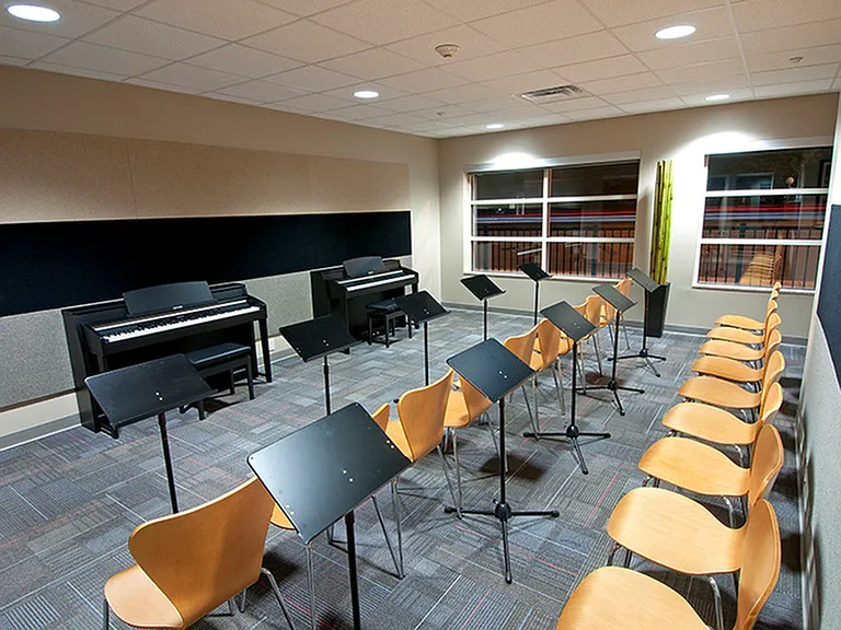 A dedicated space for creativity and focused rehearsal.