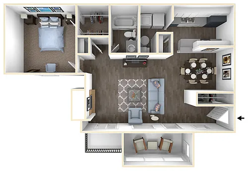 Floor plan The Sinclair
