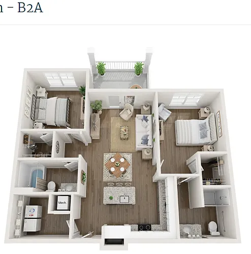 Floor plan B2A