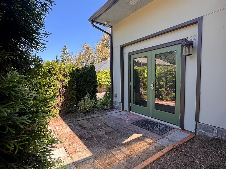 Private patio