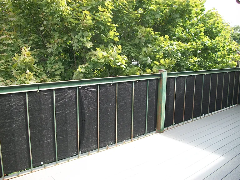 Large new composite deck Gas grills allowed only. In rear of building.