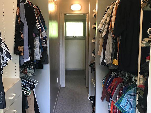 Master bedroom closet
