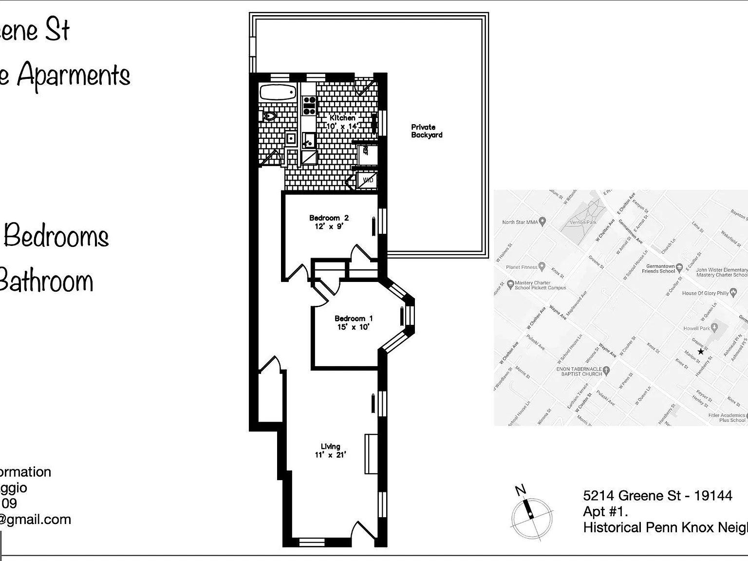 2 bed, 1.0 bath, 2754 sqft, $1,650 — Photo 2