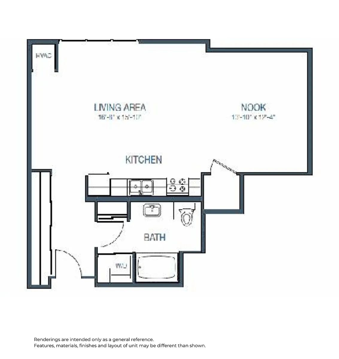 Floor plan STUDIO