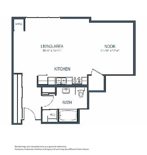 Floor plan STUDIO
