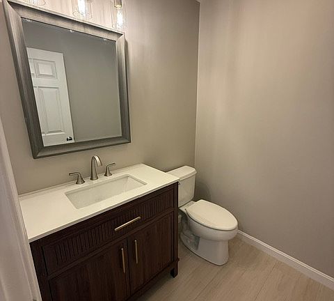 Downstairs half bathroom