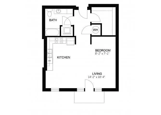 Floor plan Pony Express