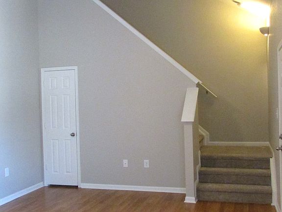 vaulted living room area