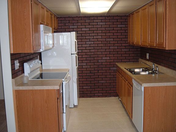 Kitchen with all new appliances & cabinets.