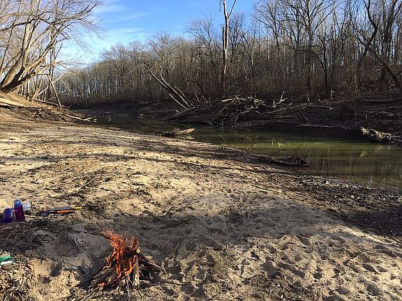 Camp and play by the river